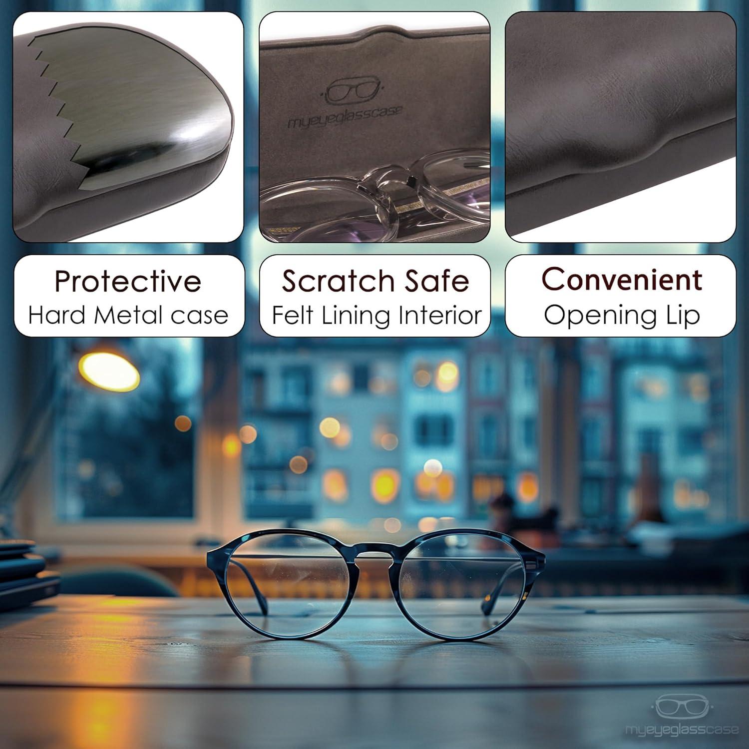 Estuche Duro para Gafas MyEyeglassCase Gris S5