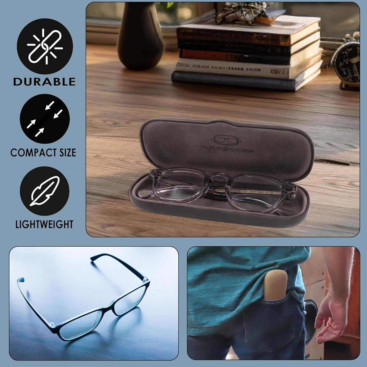Estuche Duro para Gafas MyEyeglassCase Gris S5