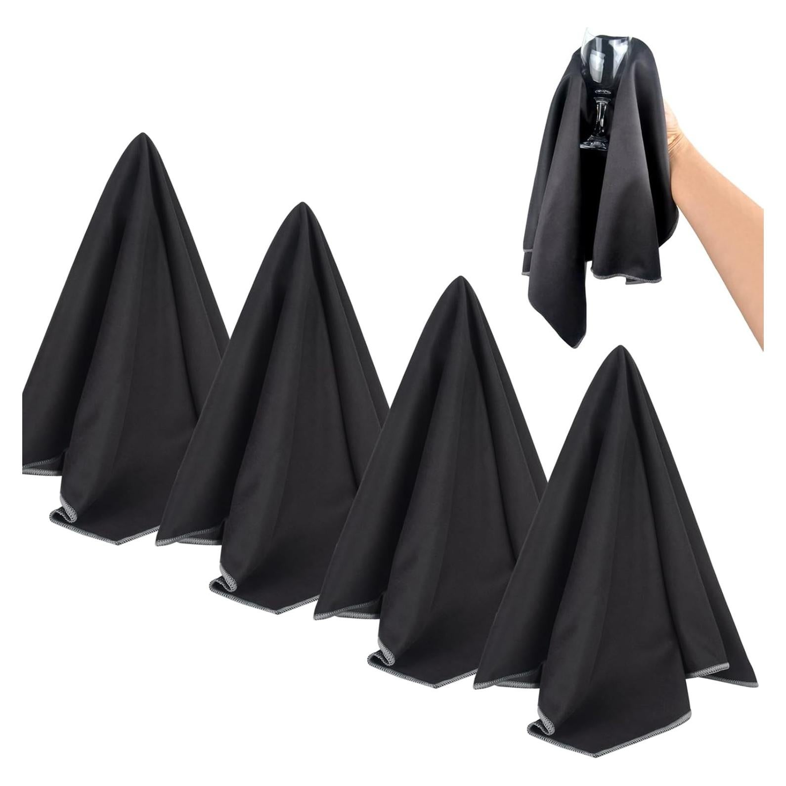 Paños de Microfibra SINLAND 4 Piezas 63.5x50.8cm Negro