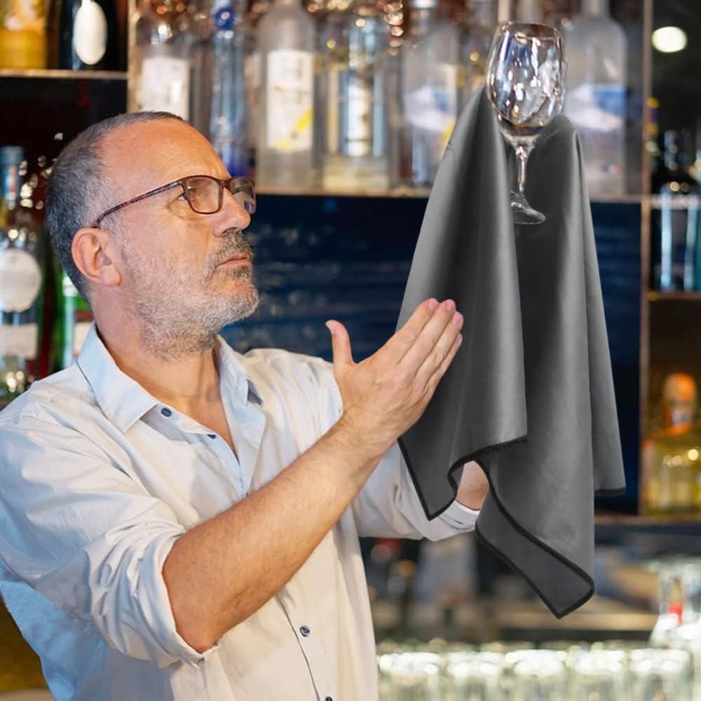 Paños de Microfibra SINLAND 50x63 cm Paquete de 4 Gris