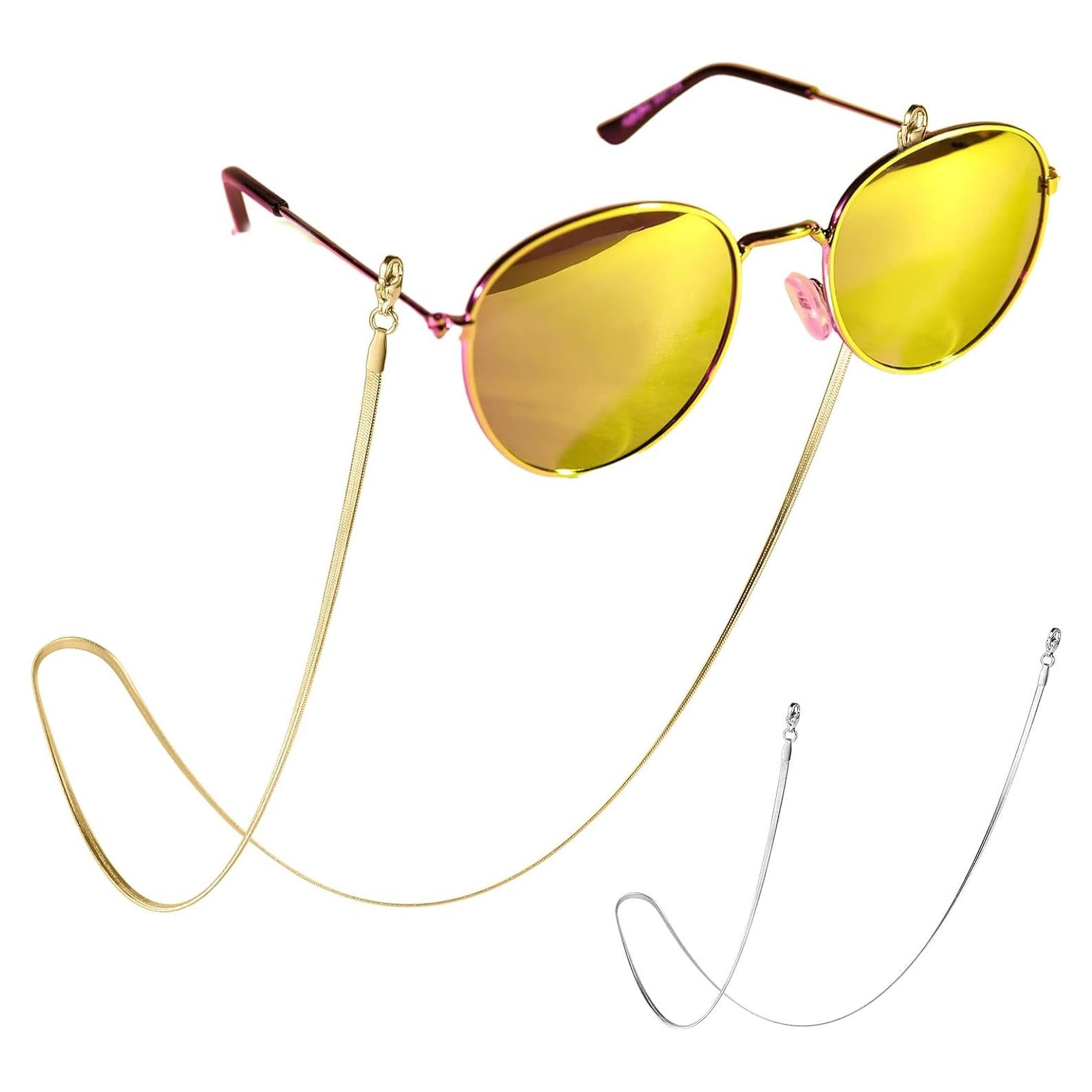 Cadenas de Gafas para Mujeres - Oro y Plata 55.88 cm