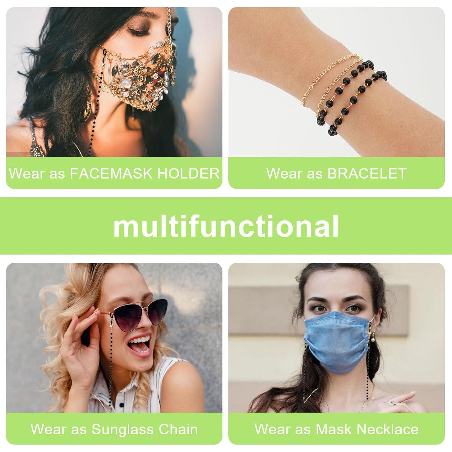 Cadena para Gafas Sibba 2 PCS Lanyard Ajustable 70 cm