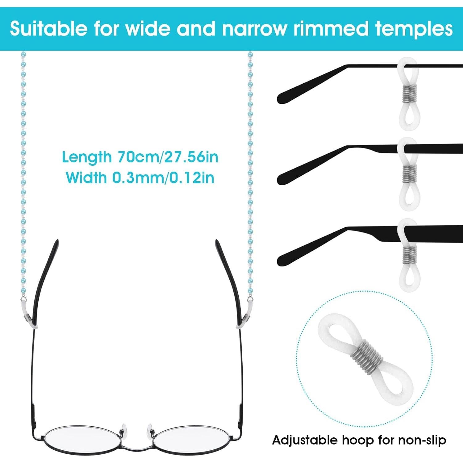 Cadena para Gafas Sibba 2 PCS Ajustable 70 cm Multicolor