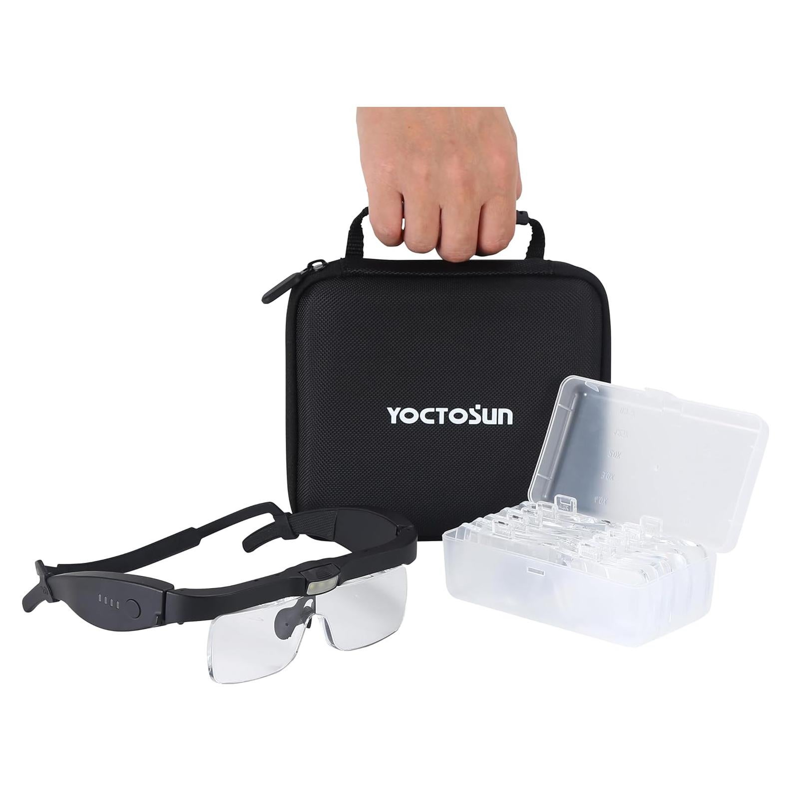 Lupa YOCTOSUN con Diadema y 5 Lentes de Aumento