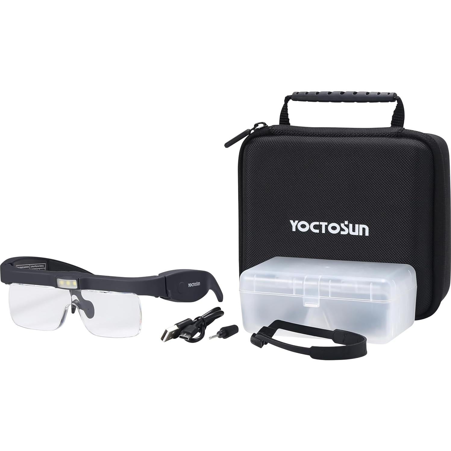 Lupa YOCTOSUN con Diadema y 5 Lentes de Aumento