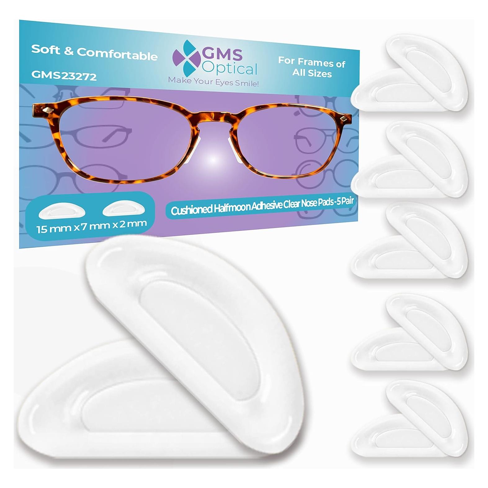 Almohadillas de Nariz GMS Óptico 2mm x 15mm - 5 Pares