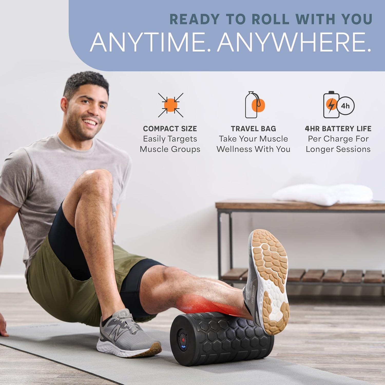 Bola de Masaje Vibrante LifePro Surger - 4 Velocidades, Compacta