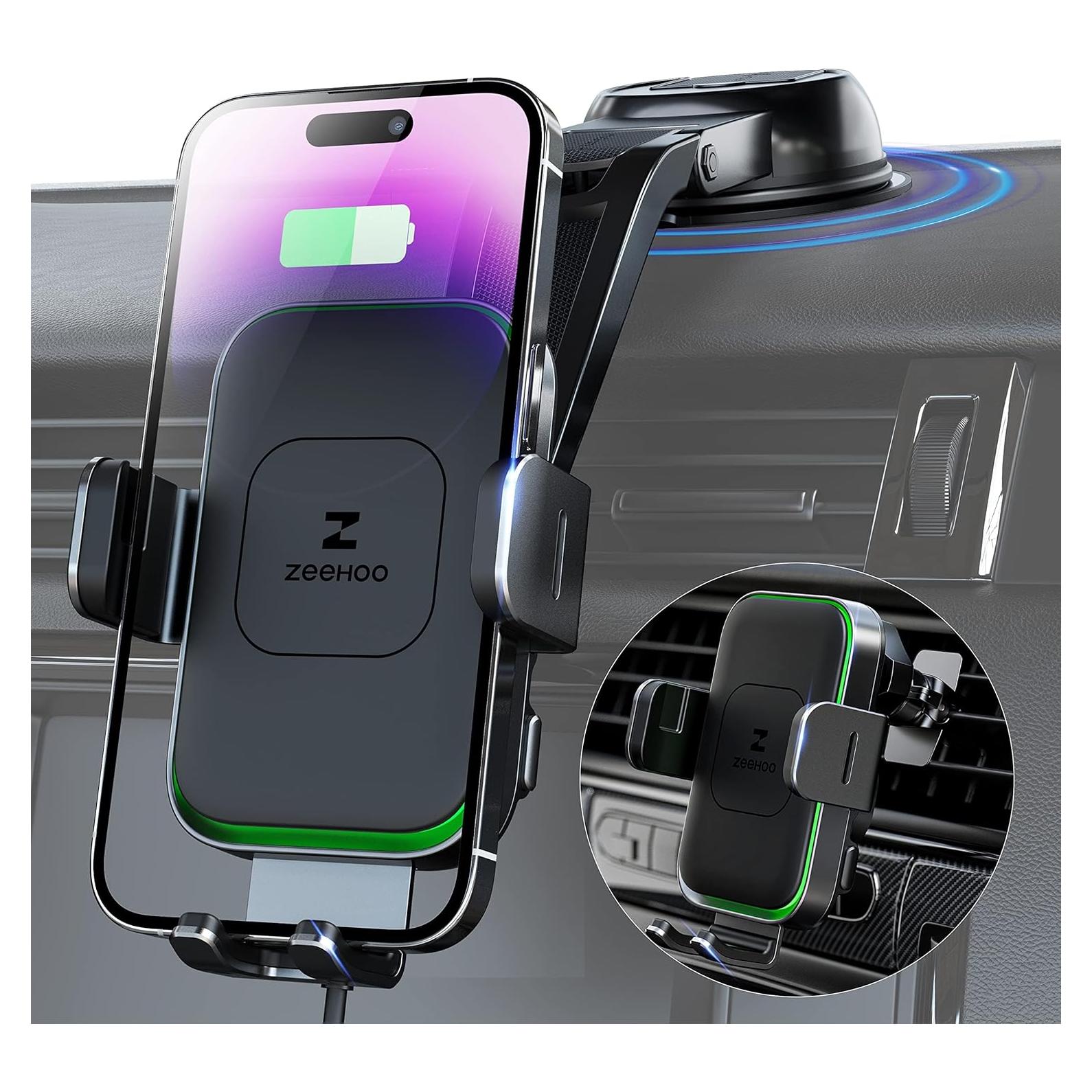 Cargador Inalámbrico para Auto ZeeHoo DUOXX-X3 15W Doble Bobina