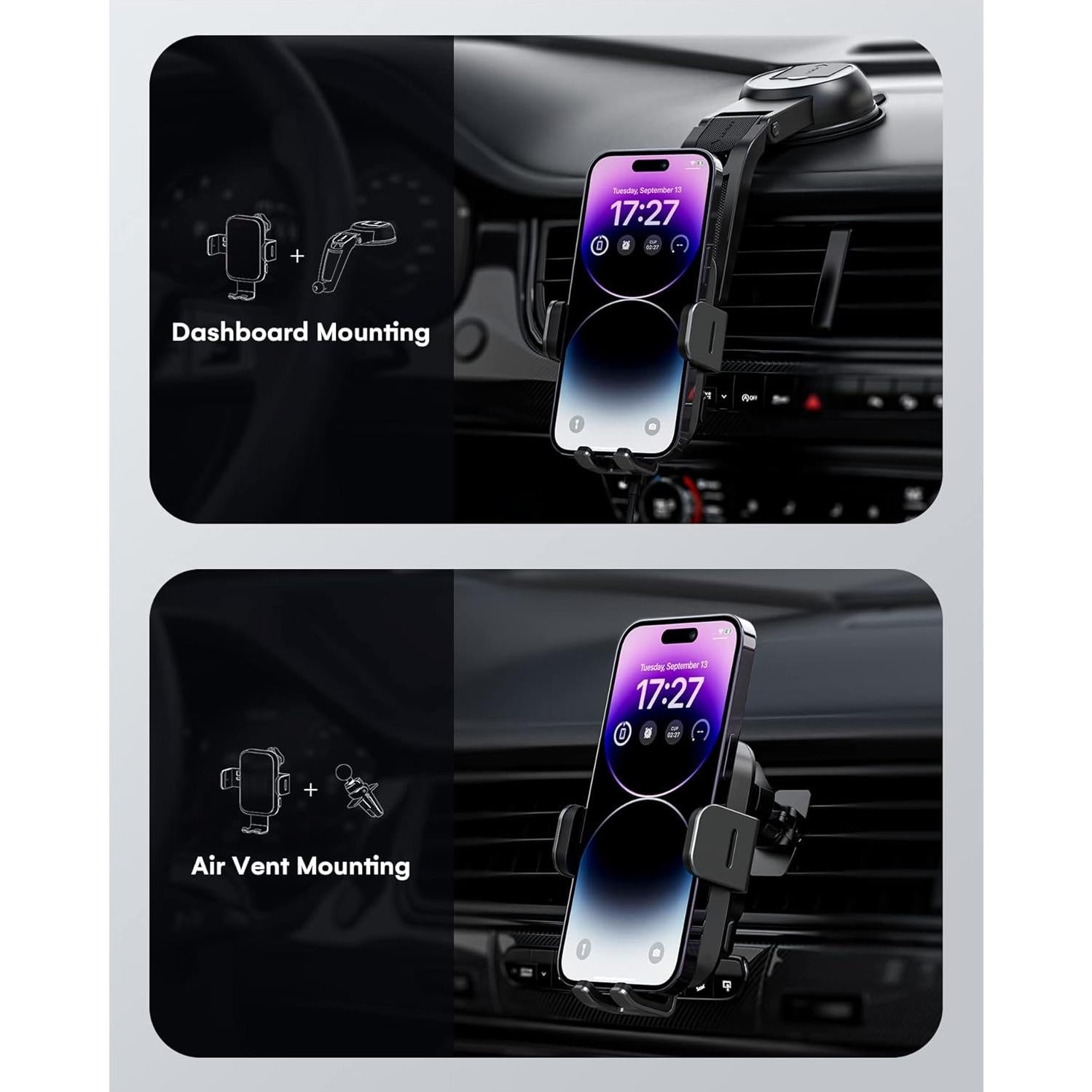 Cargador Inalámbrico para Auto ZeeHoo DUOXX-X3 15W Doble Bobina