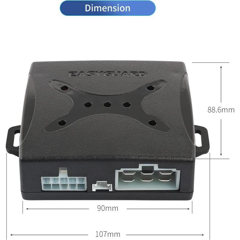 Sistema de Alarma de Coche EASYGUARD EC003N-K-1 PKE Remoto