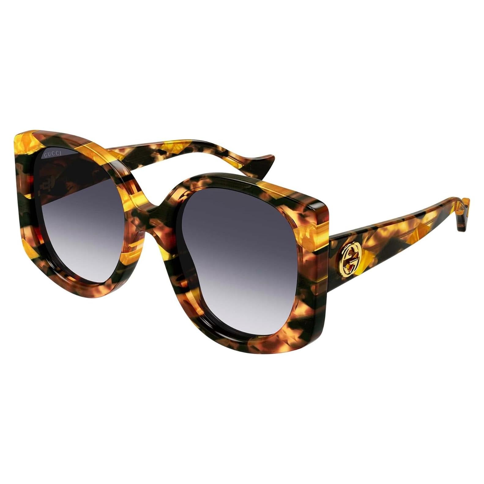 Gafas de sol redondas Gucci GG acetato carey mujer