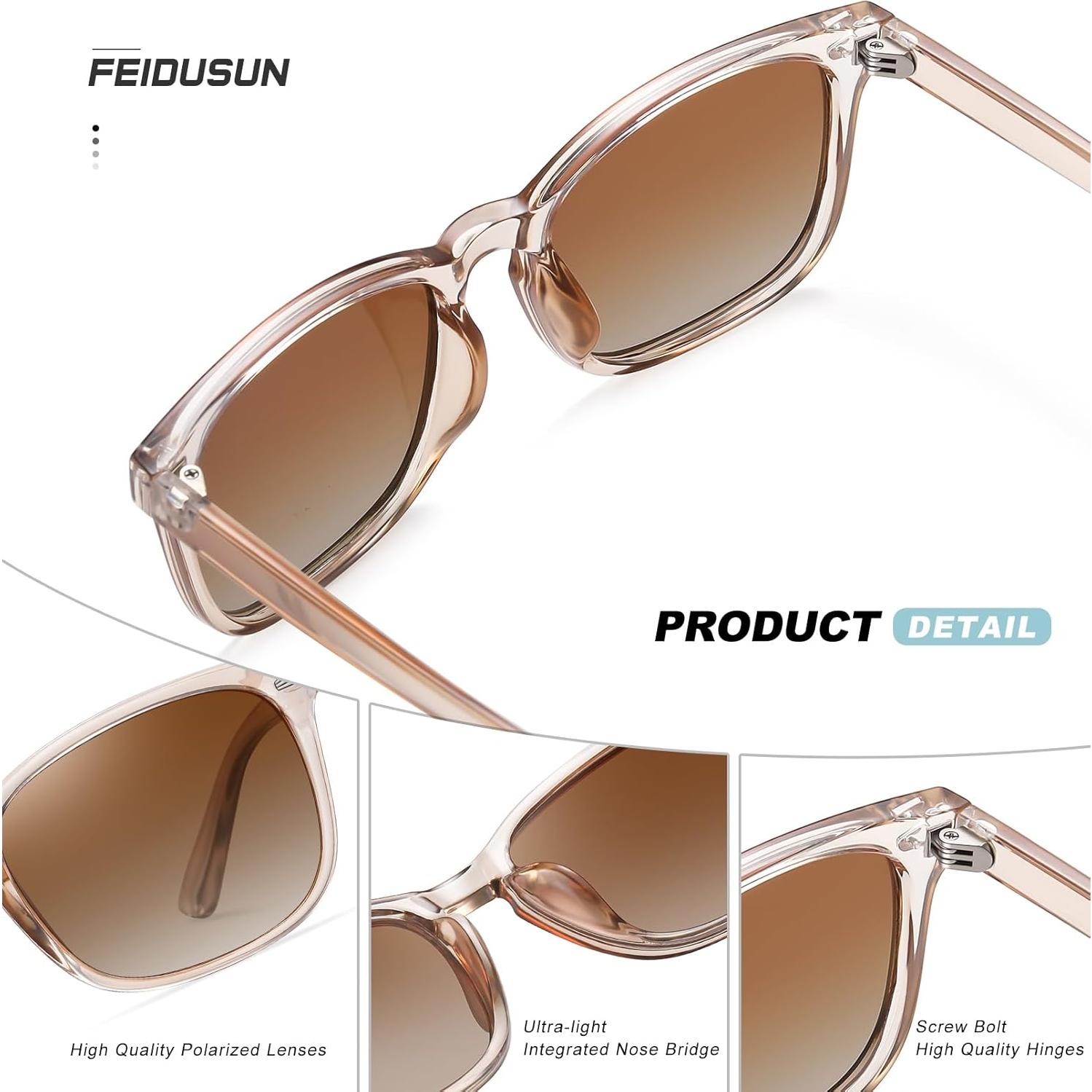 Gafas de sol polarizadas FEIDUSUN UV para hombres y mujeres