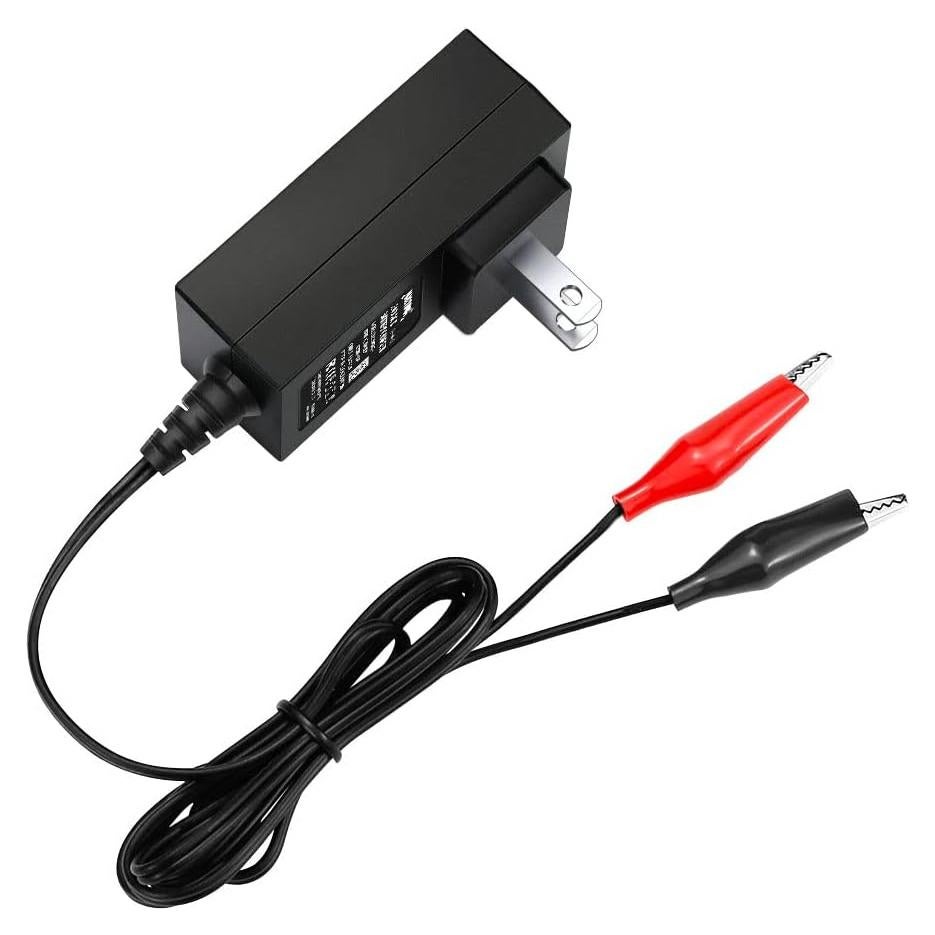 Cargador de Batería NASTIMA 6V 0.5A con LED y Clips