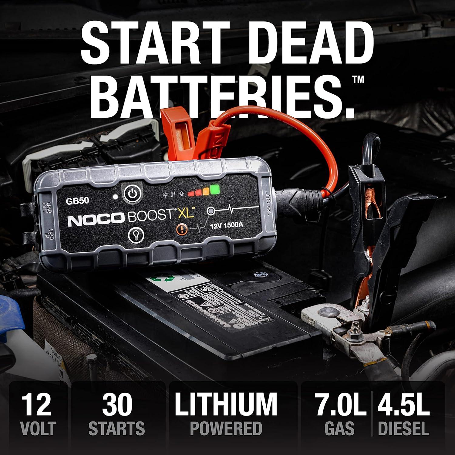 NOCO Boost XL GB50 1500A 12V Arrancador Batería Portátil