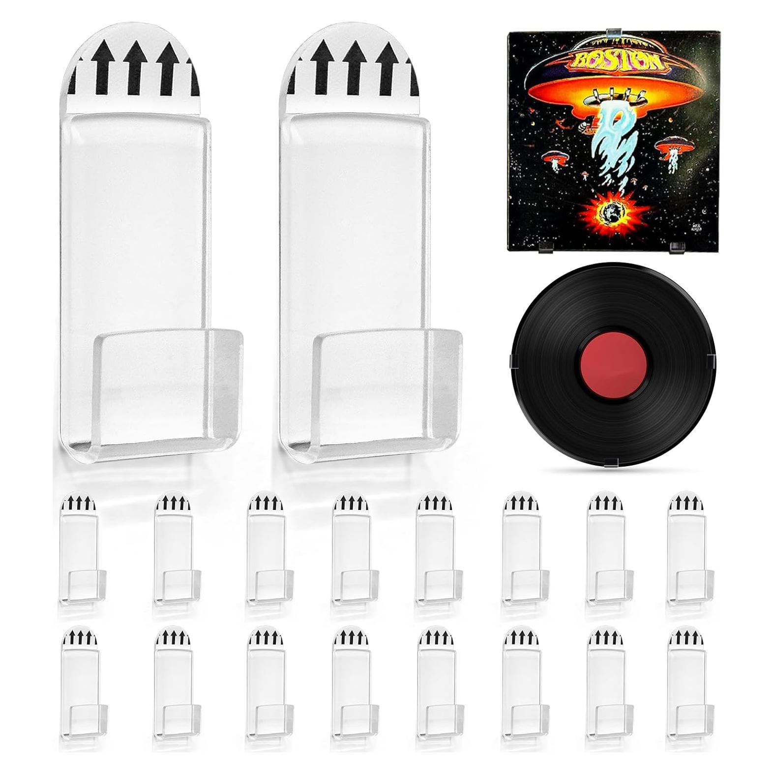 Soporte de Pared para Discos de Vinilo Vodolo 18 PCS Acrílico