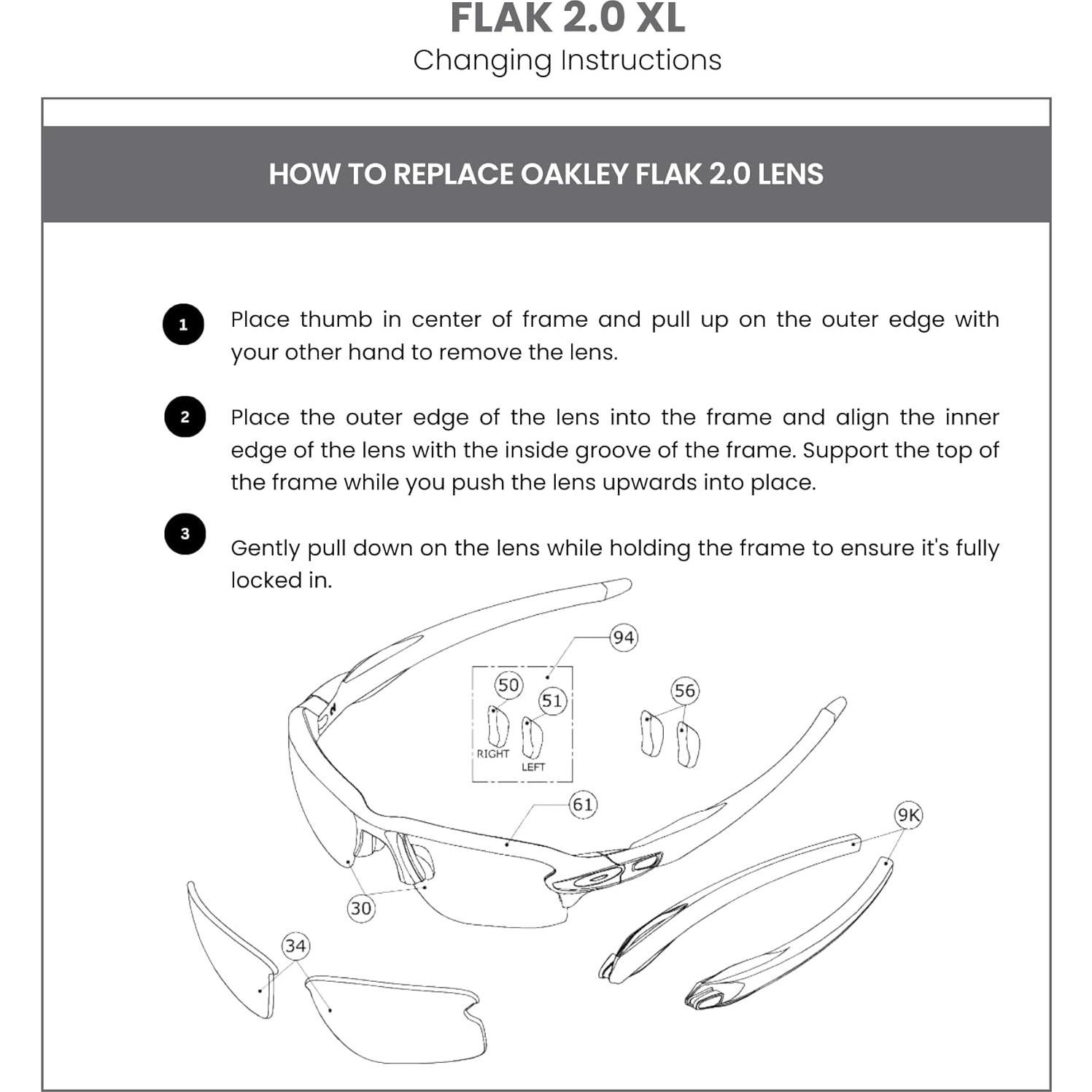 Lentes de Reemplazo Oakley Flak 2.0 XL Polarizados Prizm Ruby