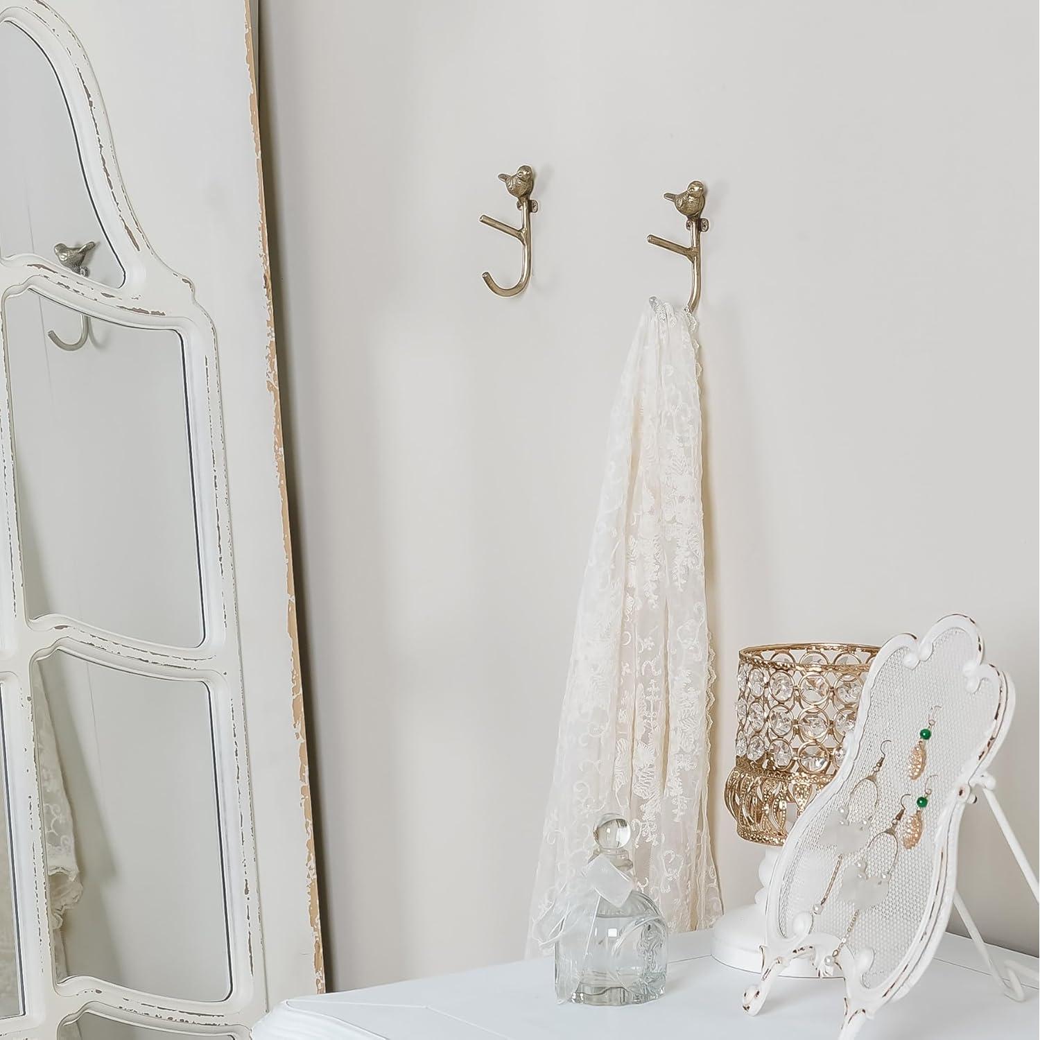 Ganchos de Pared de Metal SOFFEE DESIGN 2pcs Dorado 3D