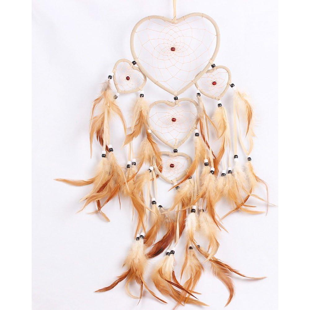 Atrapasueños Beige Hecho a Mano WESTONETEK 21.6x19.8cm