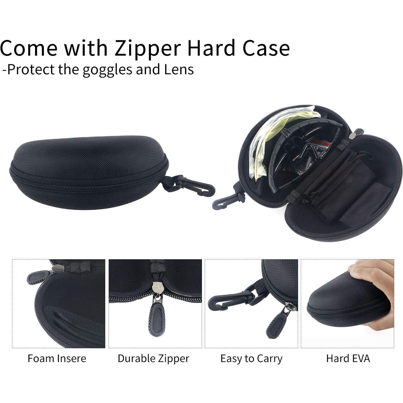 Gafas Deportivas Antivaho UV 400 con 3 Lentes Intercambiables