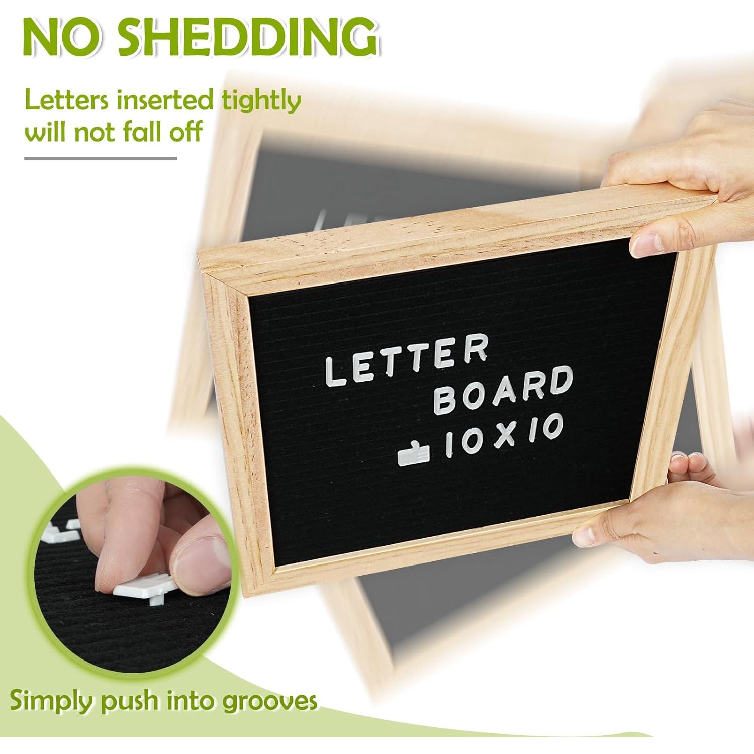 Cartel de Letras 4 THOUGHT 10" x 10" con 500 Letras y Soporte