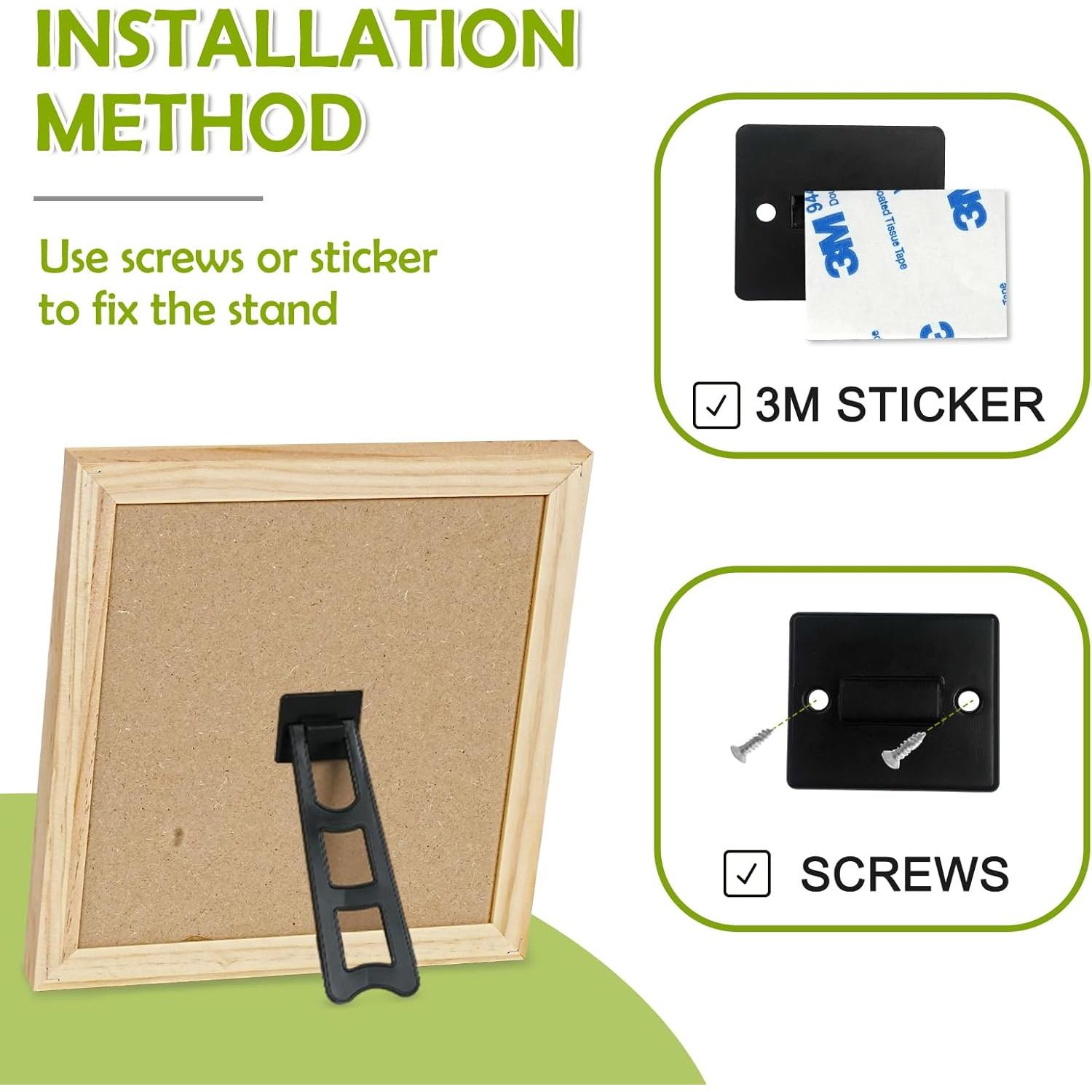 Cartel de Letras 4 THOUGHT 10" x 10" con 500 Letras y Soporte