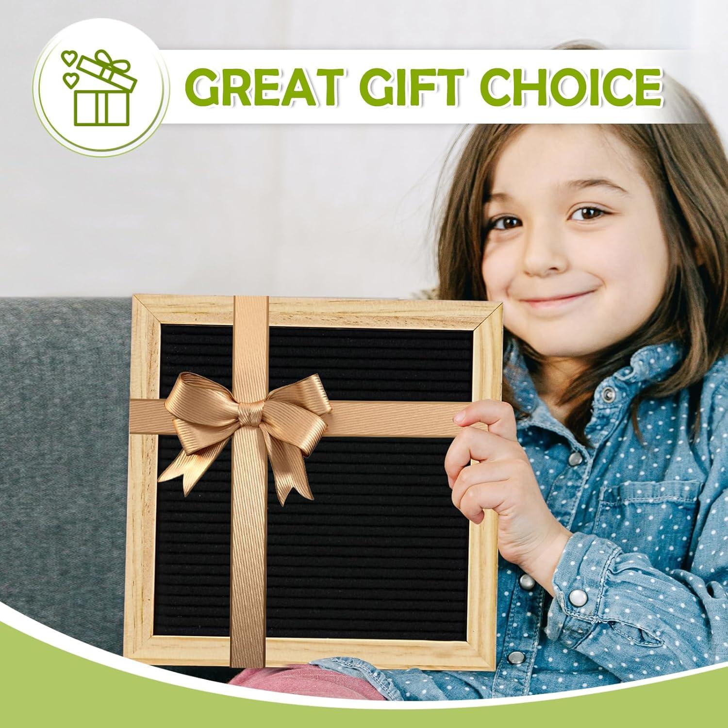 Cartel de Letras 4 THOUGHT 10" x 10" con 500 Letras y Soporte