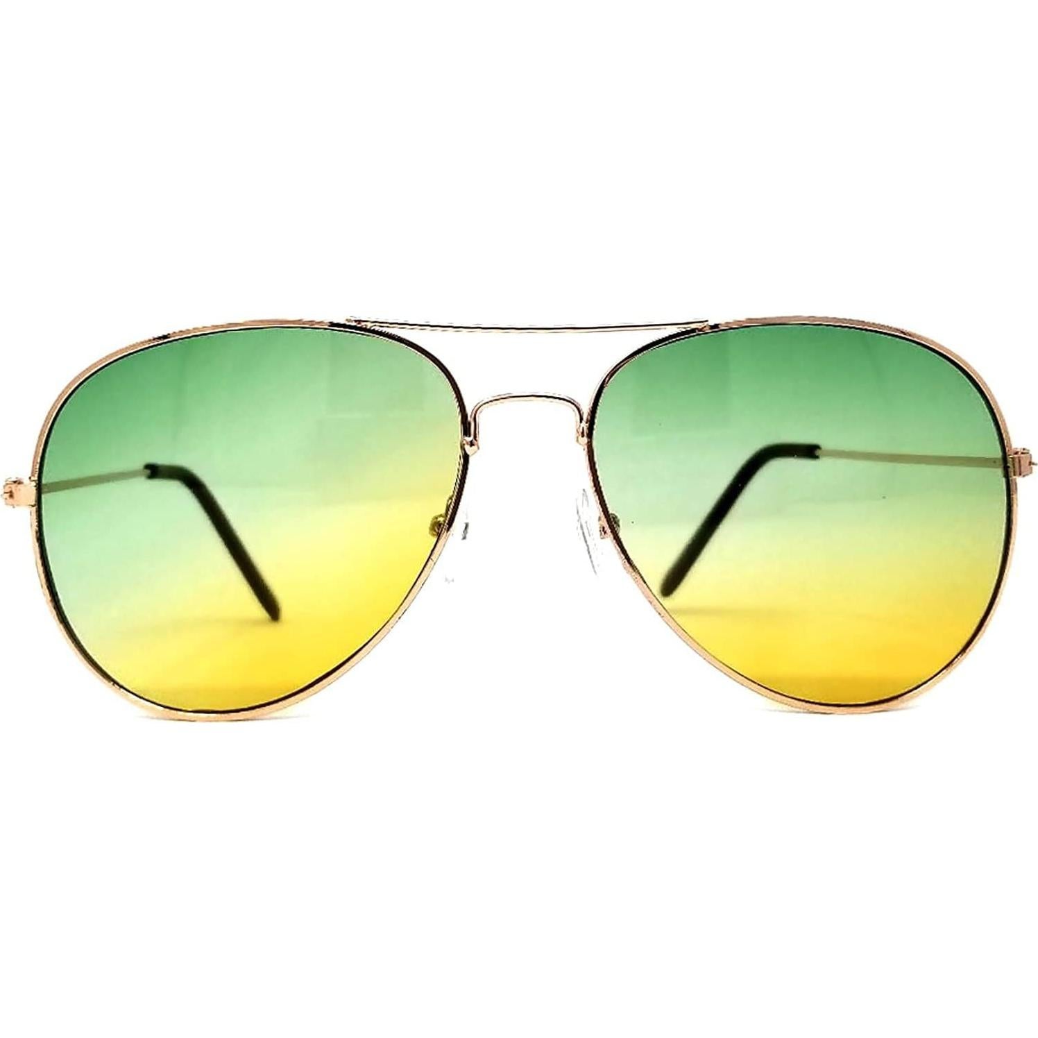 Gafas de sol aviador unisex UV 400 marco metal 50mm