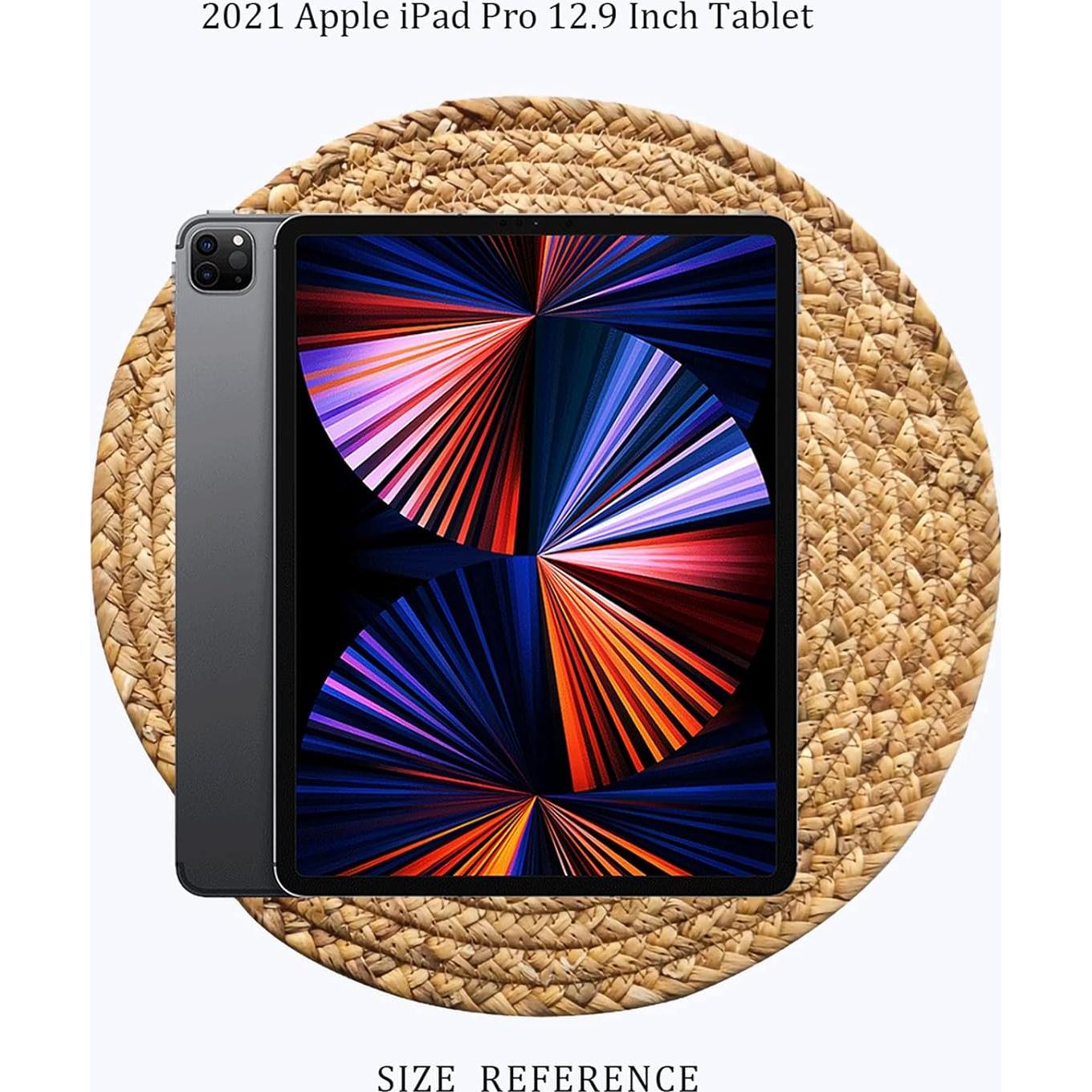 Juego de 6 Manteles Individuales Redondos CY SISTERS 34 cm Juncos Naturales