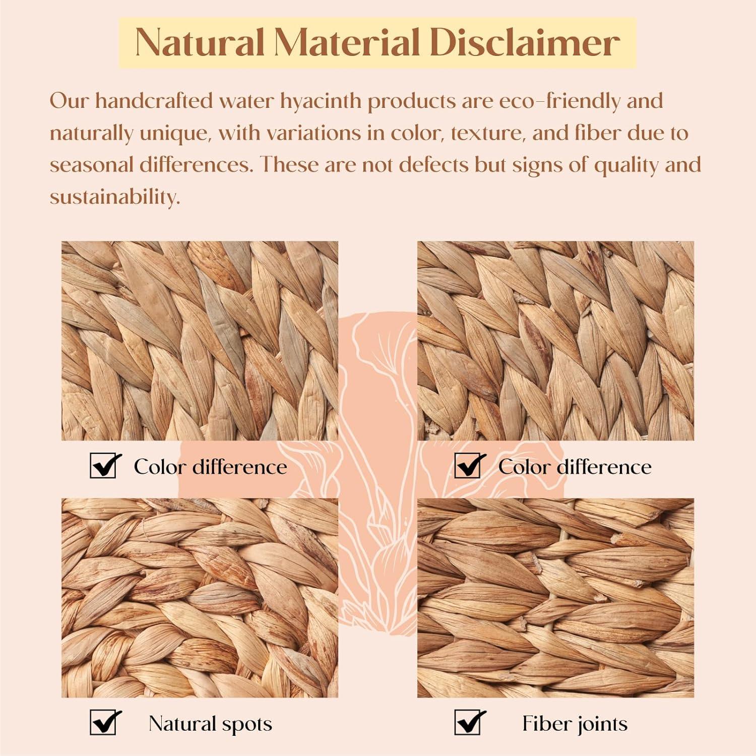 Conjunto de 10 Manteles Individuales Redondos YANGQIHOME 35 cm