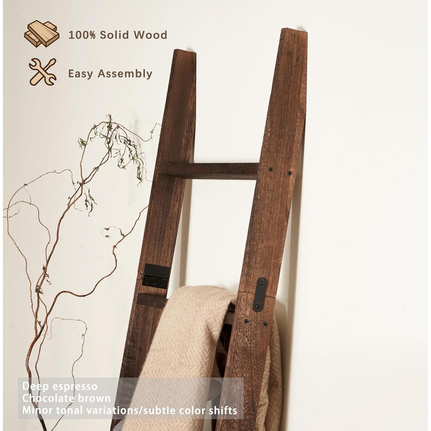 Escalera de Mantas de Madera Blossome 6 Niveles 1.83m