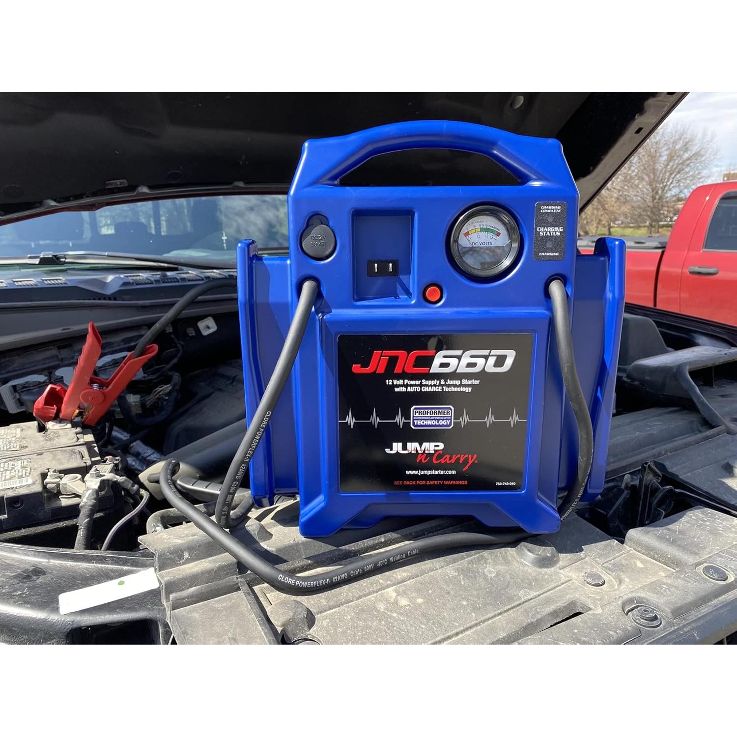 Arrancador de Salto Clore JNC660 1700A 12V Portátil