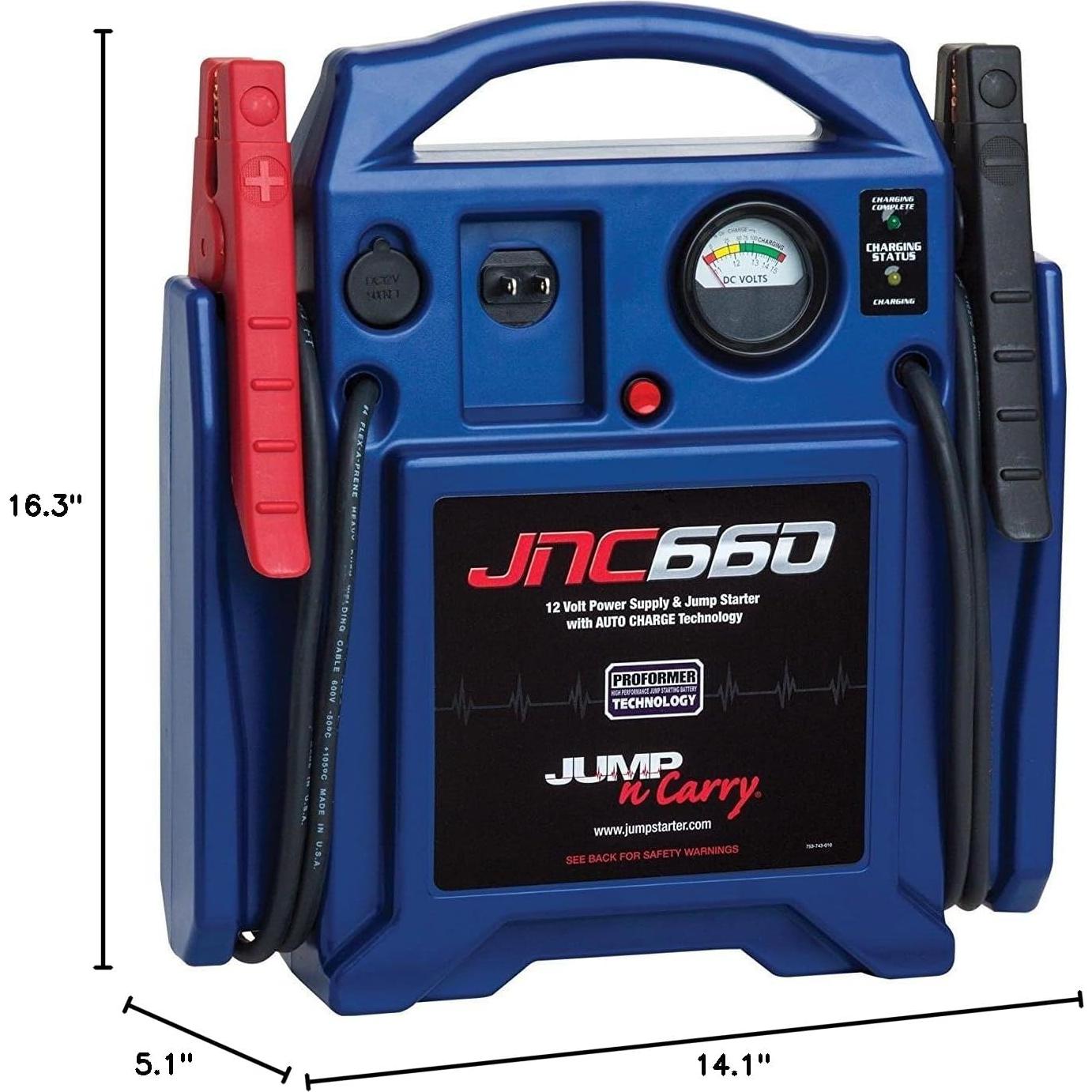 Arrancador de Salto Clore JNC660 1700A 12V Portátil