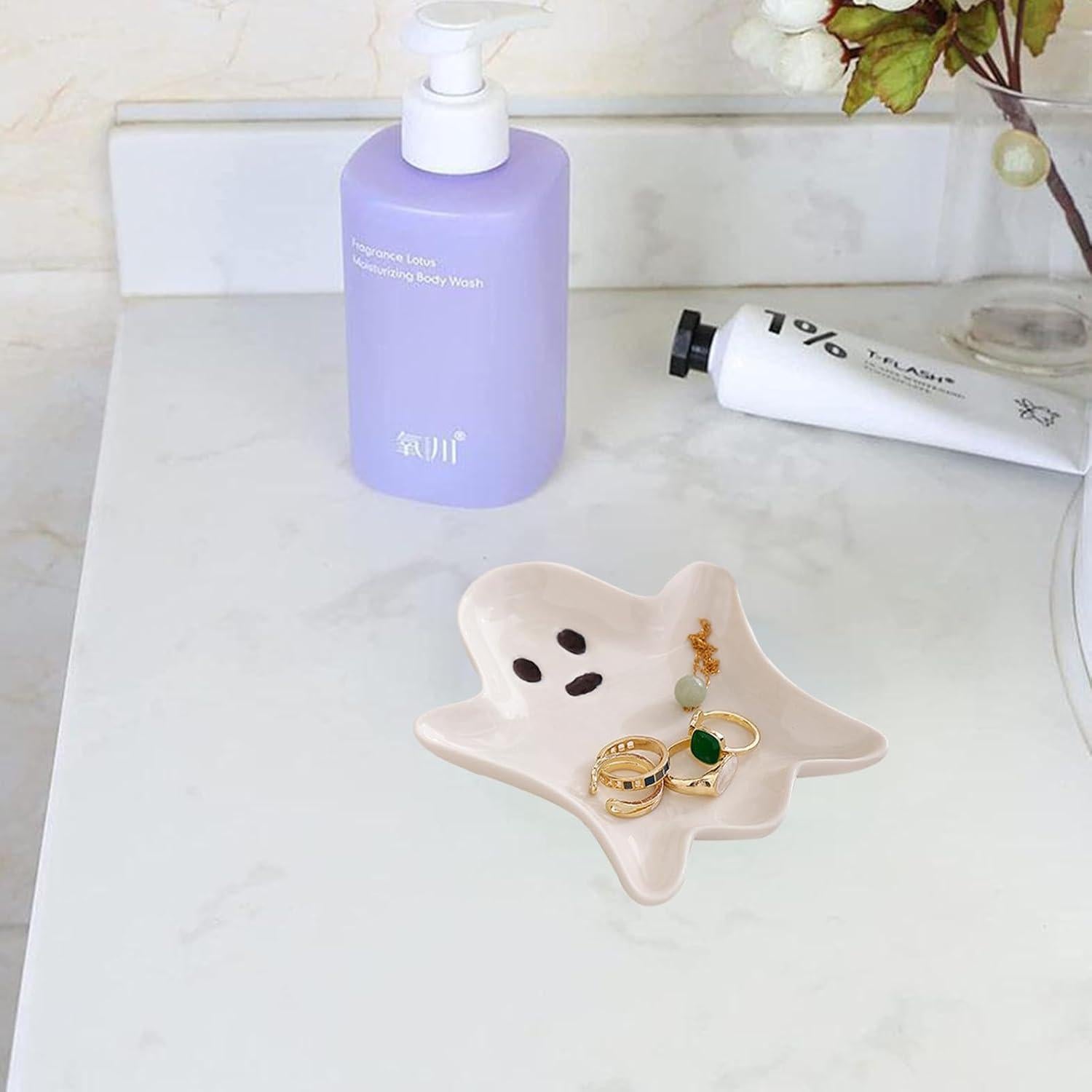 Plato de Cerámica para Joyería Yzikema Fantasma 13.2x11.3 cm