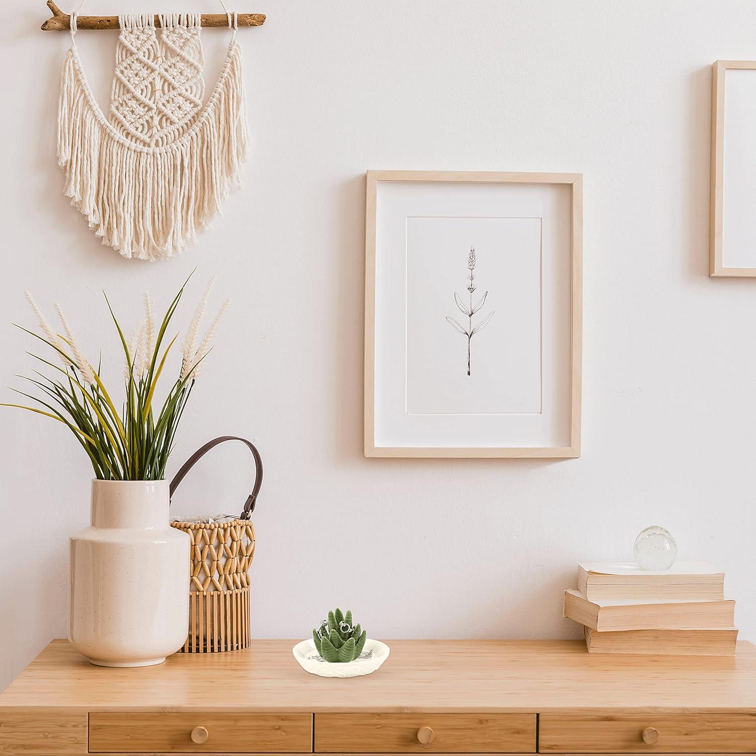 Soporte de Joyería Cerámica HOME SMILE Cactus Aloe 13x13 cm