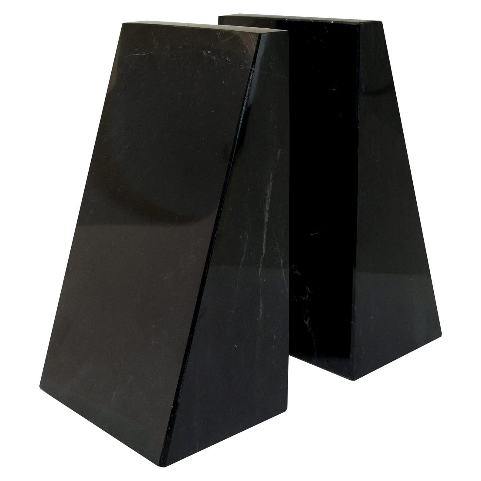 Sujetalibros de Mármol Ottimo Premium Negro 10x7.6x15.2 cm