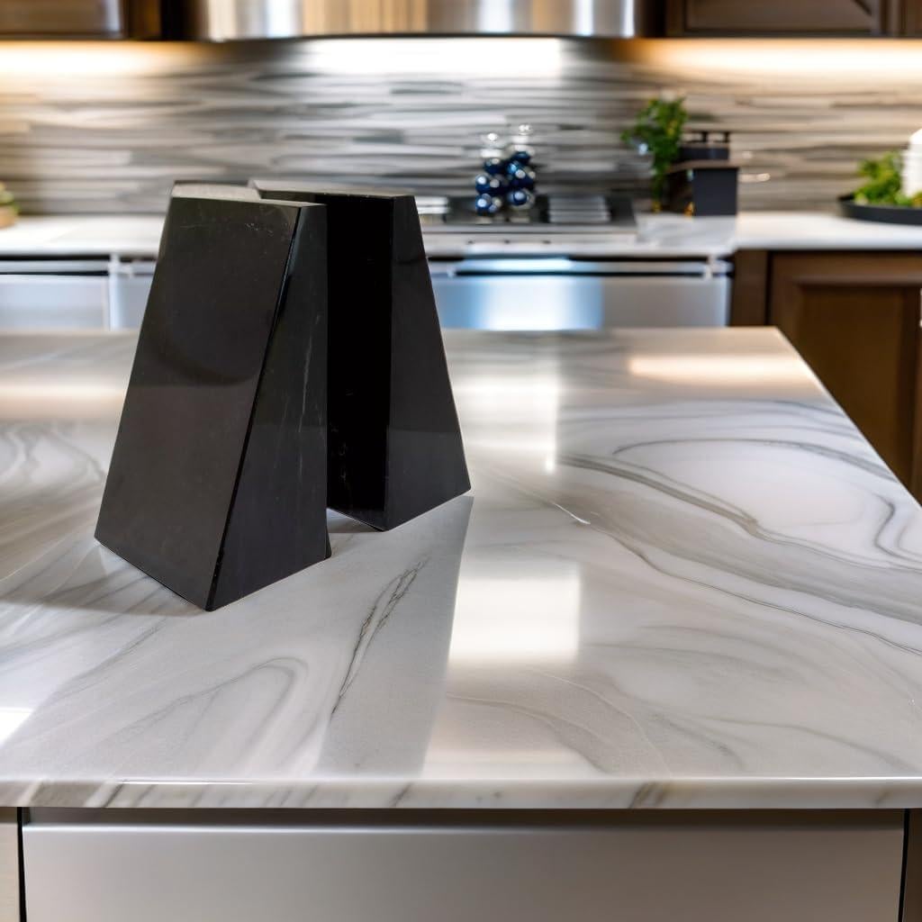 Sujetalibros de Mármol Ottimo Premium Negro 10x7.6x15.2 cm