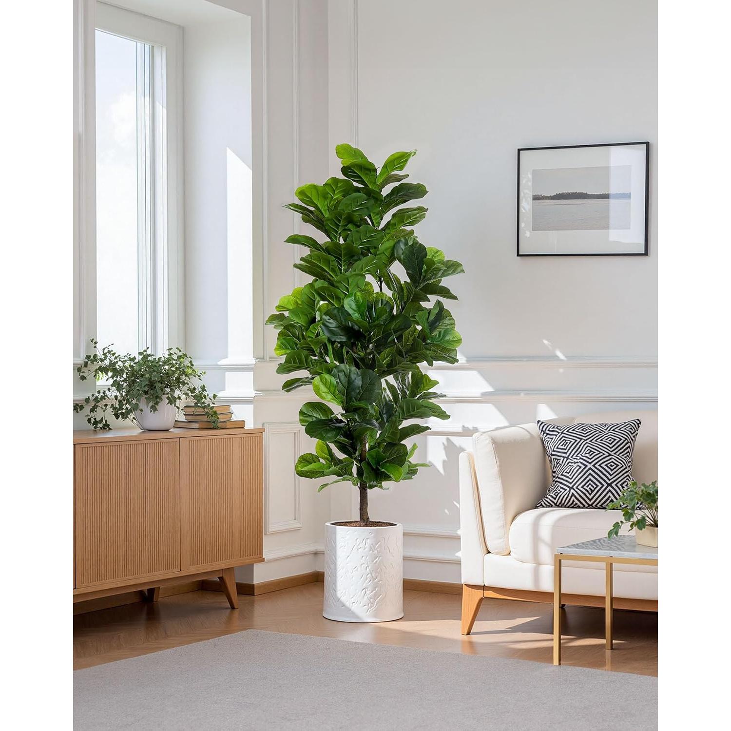 Árbol Fiddle Leaf Fig 1.83m FLOWORLD con 184 Hojas Decorativas