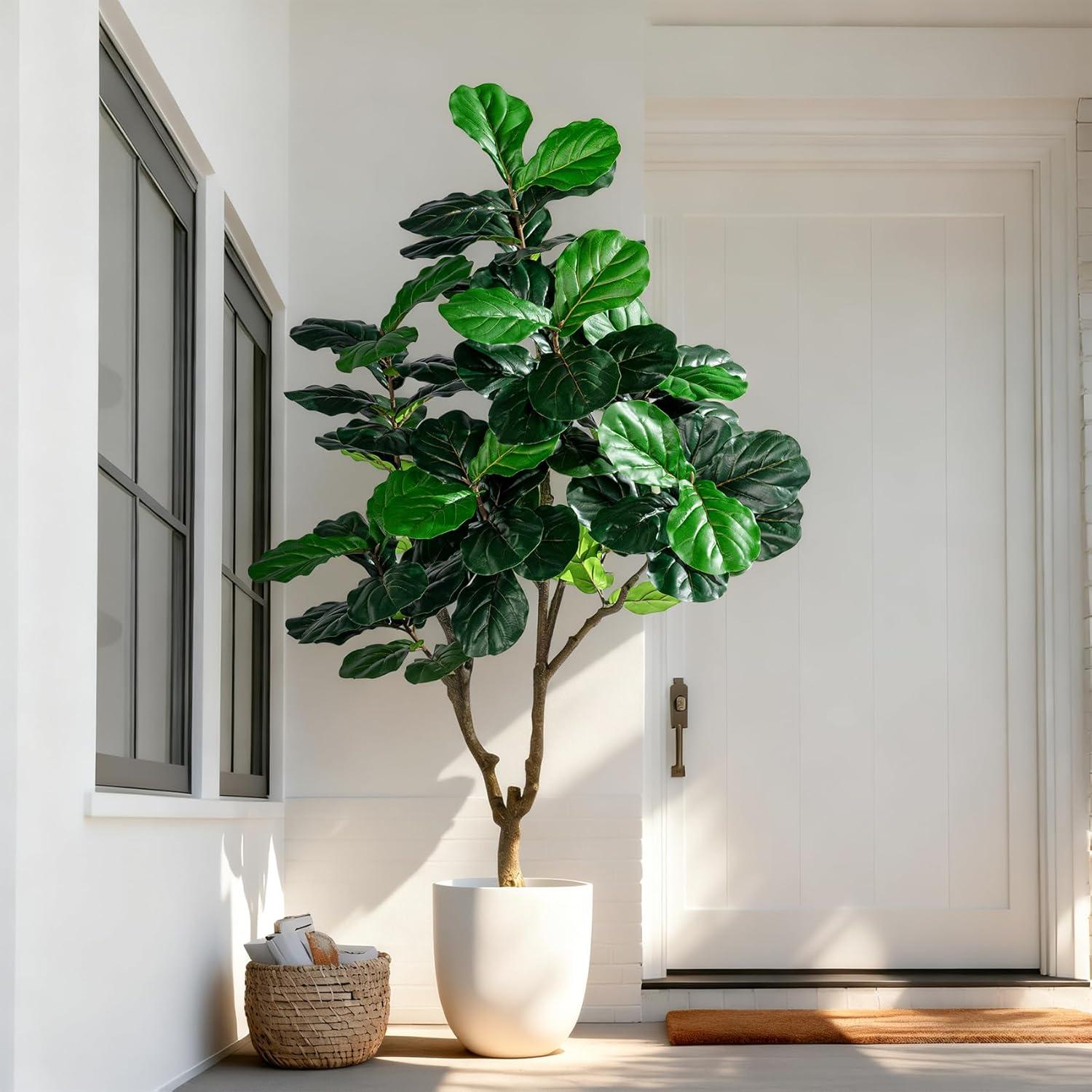 Árbol Artificial Ficus Kgabbke 1.83m con Maceta Blanca