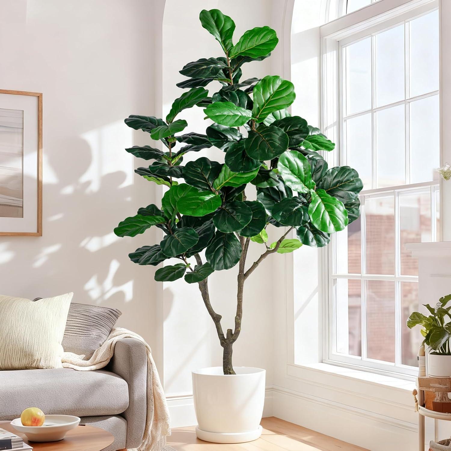 Árbol Artificial Ficus Kgabbke 1.83m con Maceta Blanca