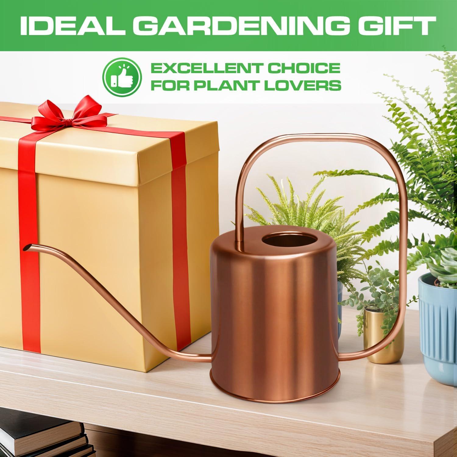 Regadera de Acero Inoxidable Plexon Rosa Dorado 1.6 L