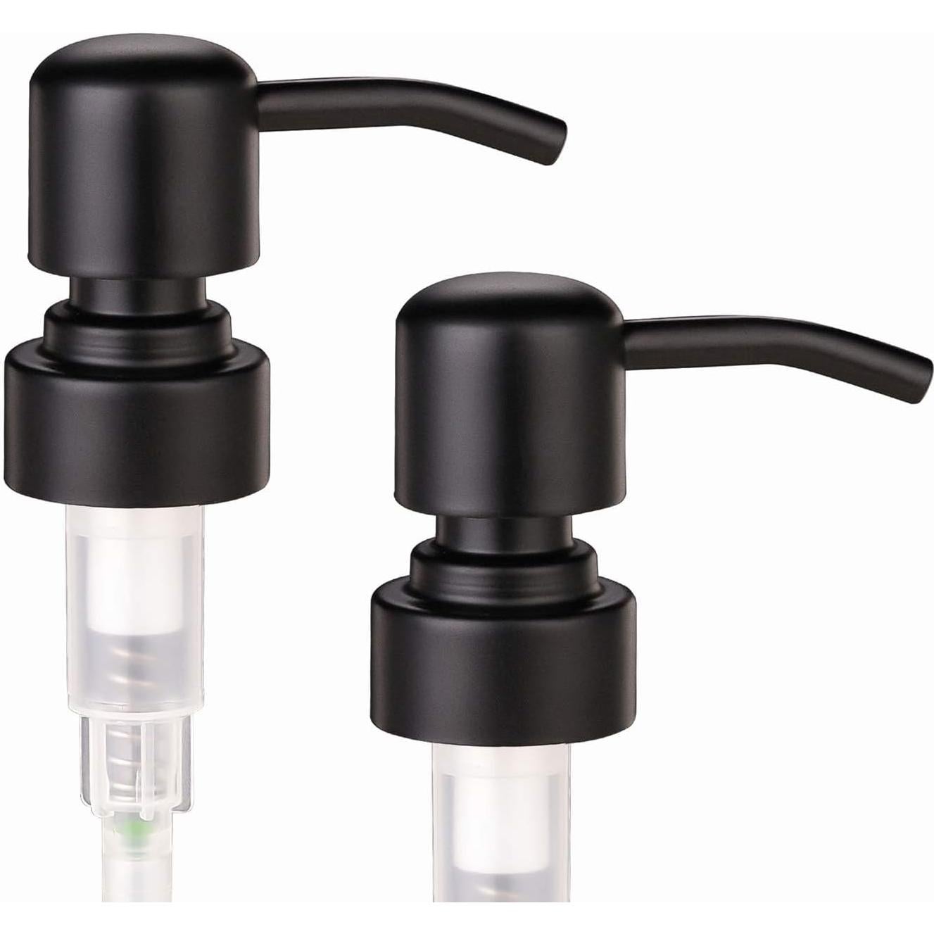 Juego 2 Dispensadores de Jabón Vidrio Ámbar 8oz CHBKT