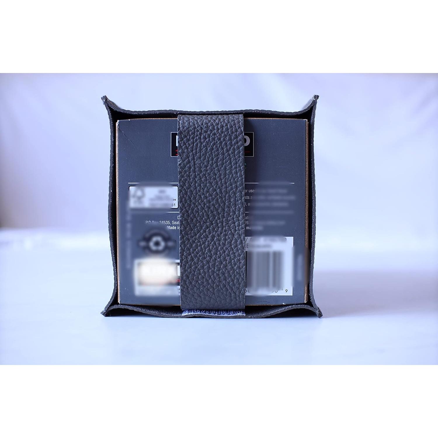 Cubierta de Caja de Tissue Cuadrada Carrot's Den PU Camel