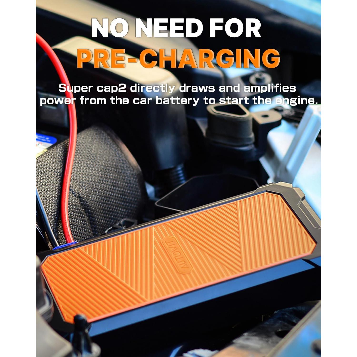 Arrancador Portátil Autowit SuperCap 2 800A 12V Sin Carga