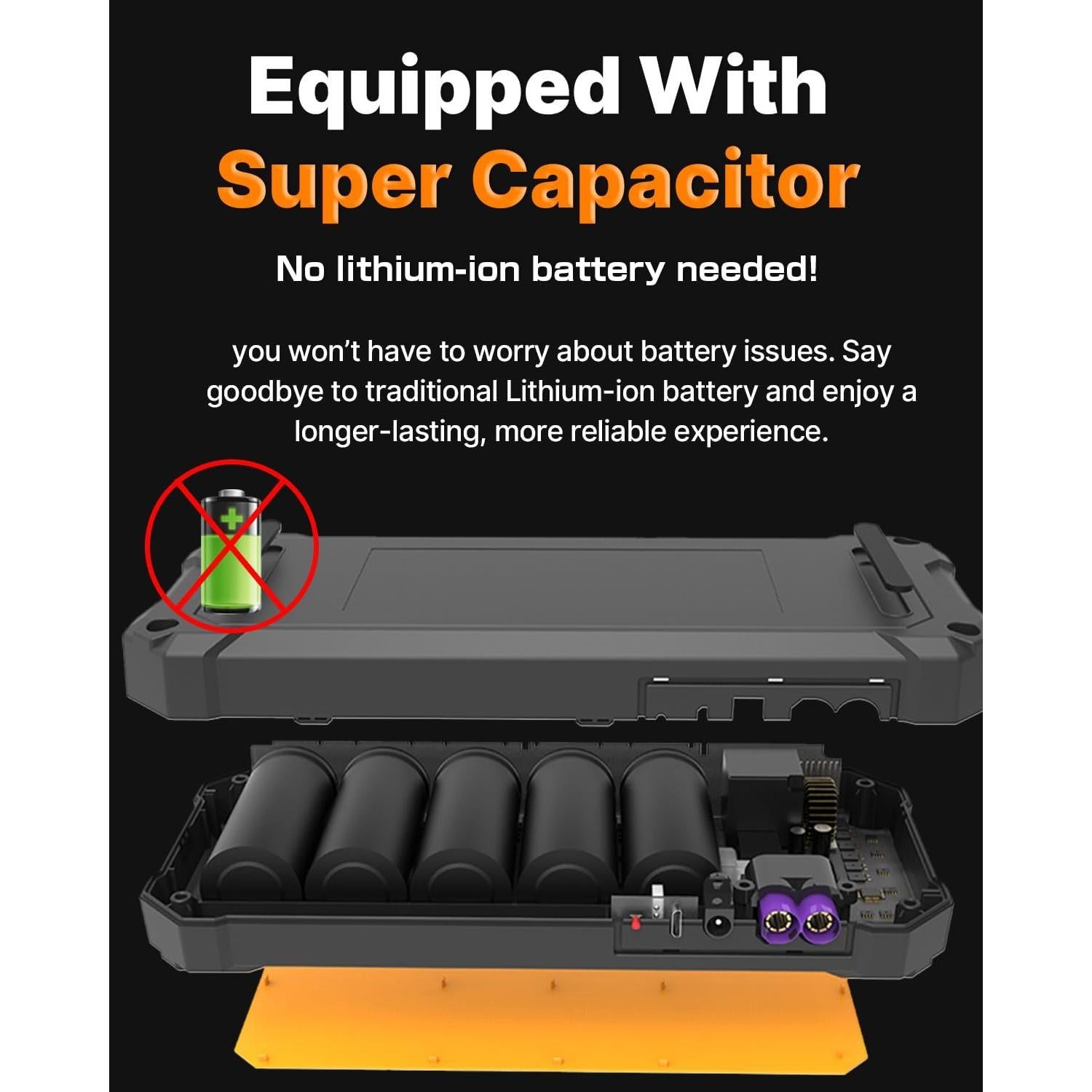 Arrancador Portátil Autowit SuperCap 2 800A 12V Sin Carga