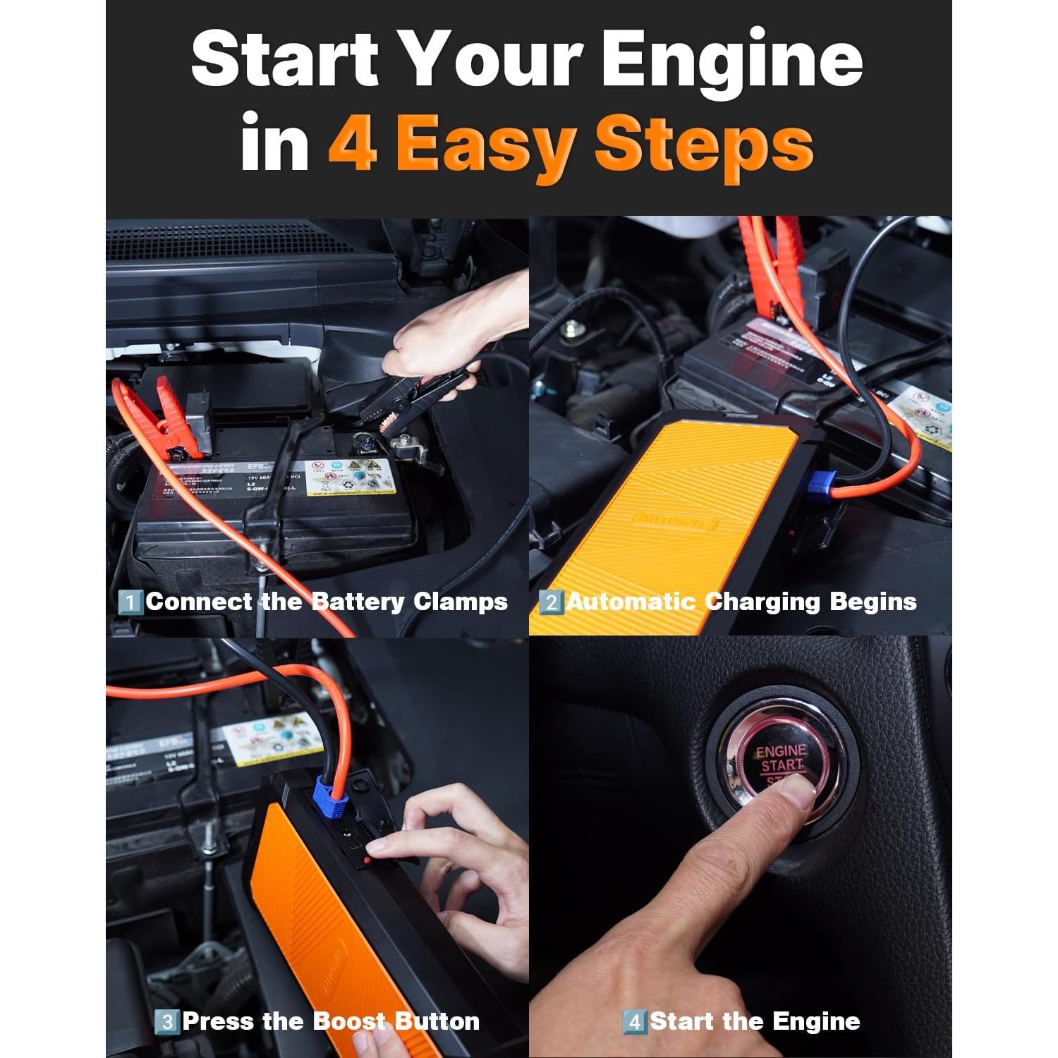 Arrancador Portátil Autowit SuperCap 2 800A 12V Sin Carga