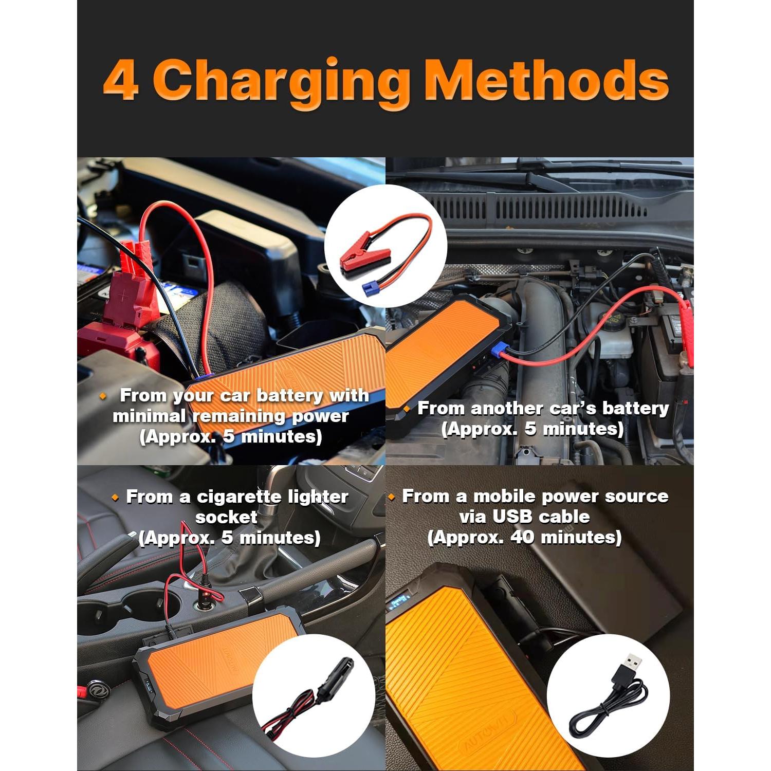 Arrancador Portátil Autowit SuperCap 2 800A 12V Sin Carga