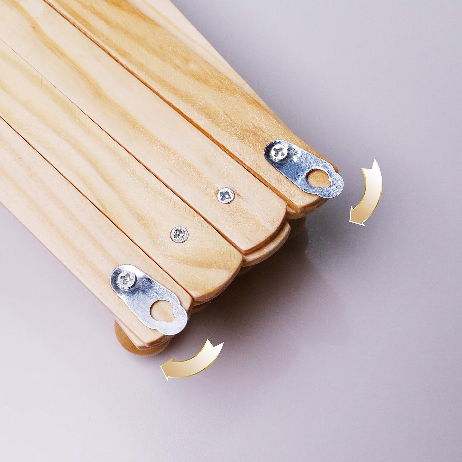 Perchero de Pared Expandible Prairie Star 13 Ganchos Madera