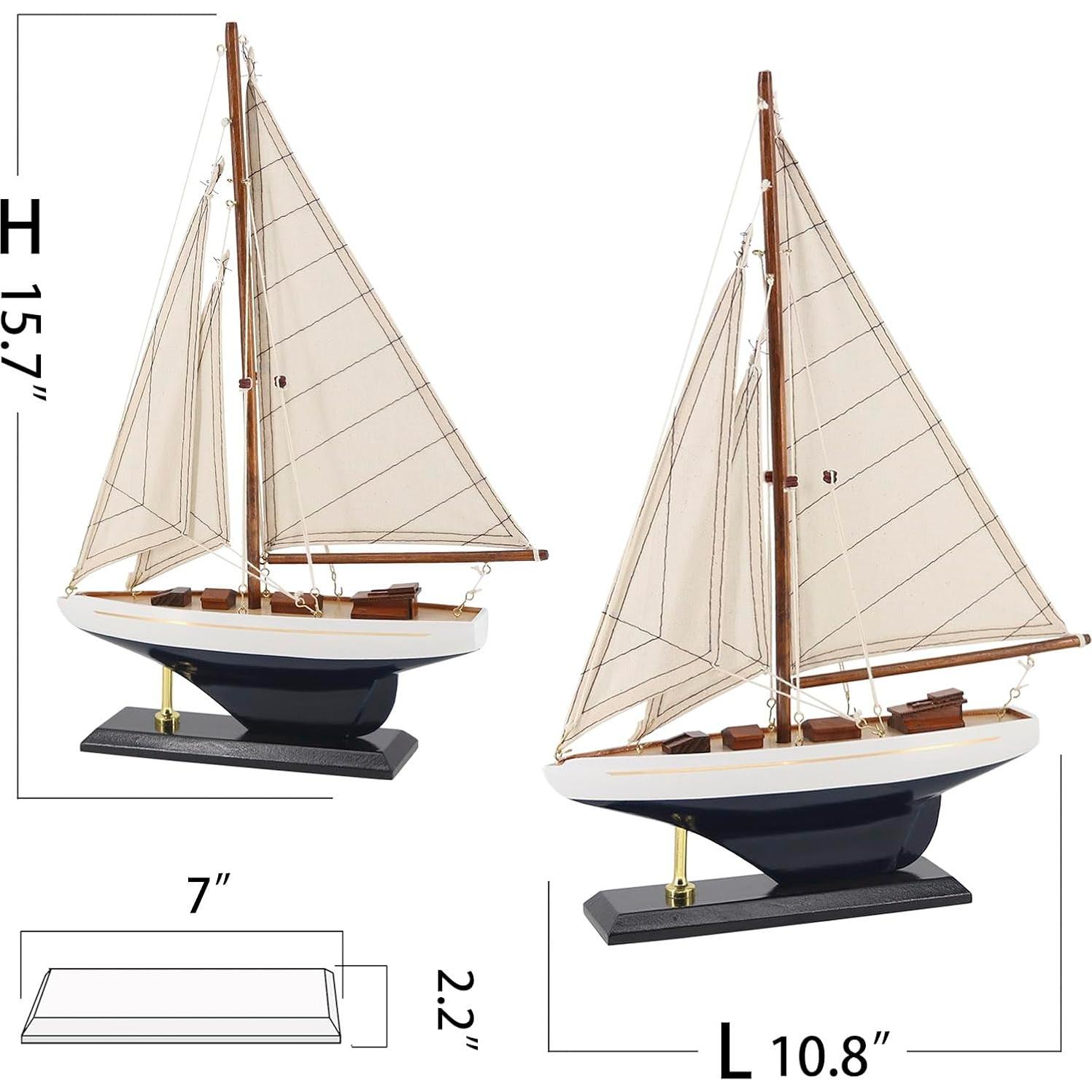 Modelo de Velero de Madera NAUTIMALL COLUMBIA 39.37cm