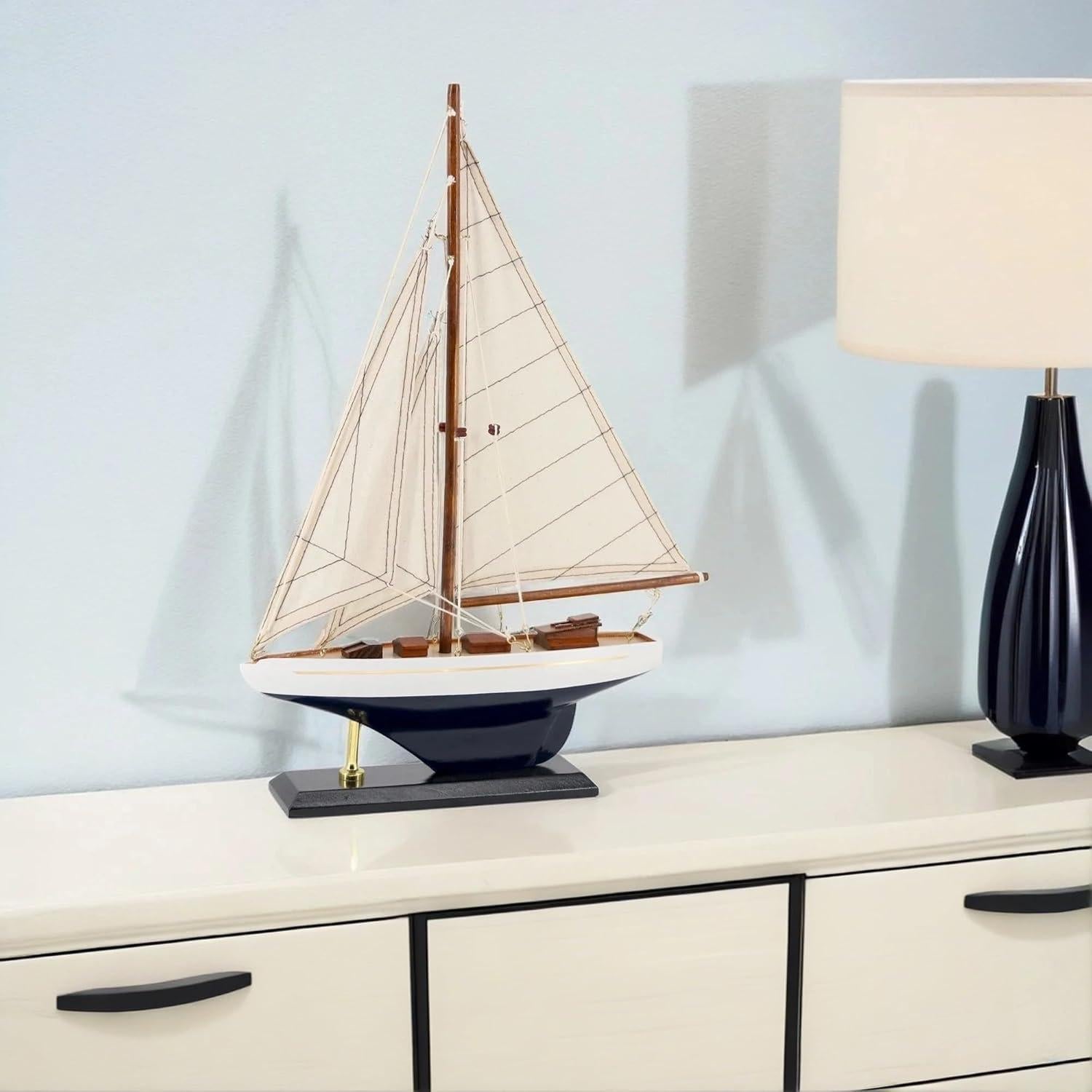 Modelo de Velero de Madera NAUTIMALL COLUMBIA 39.37cm