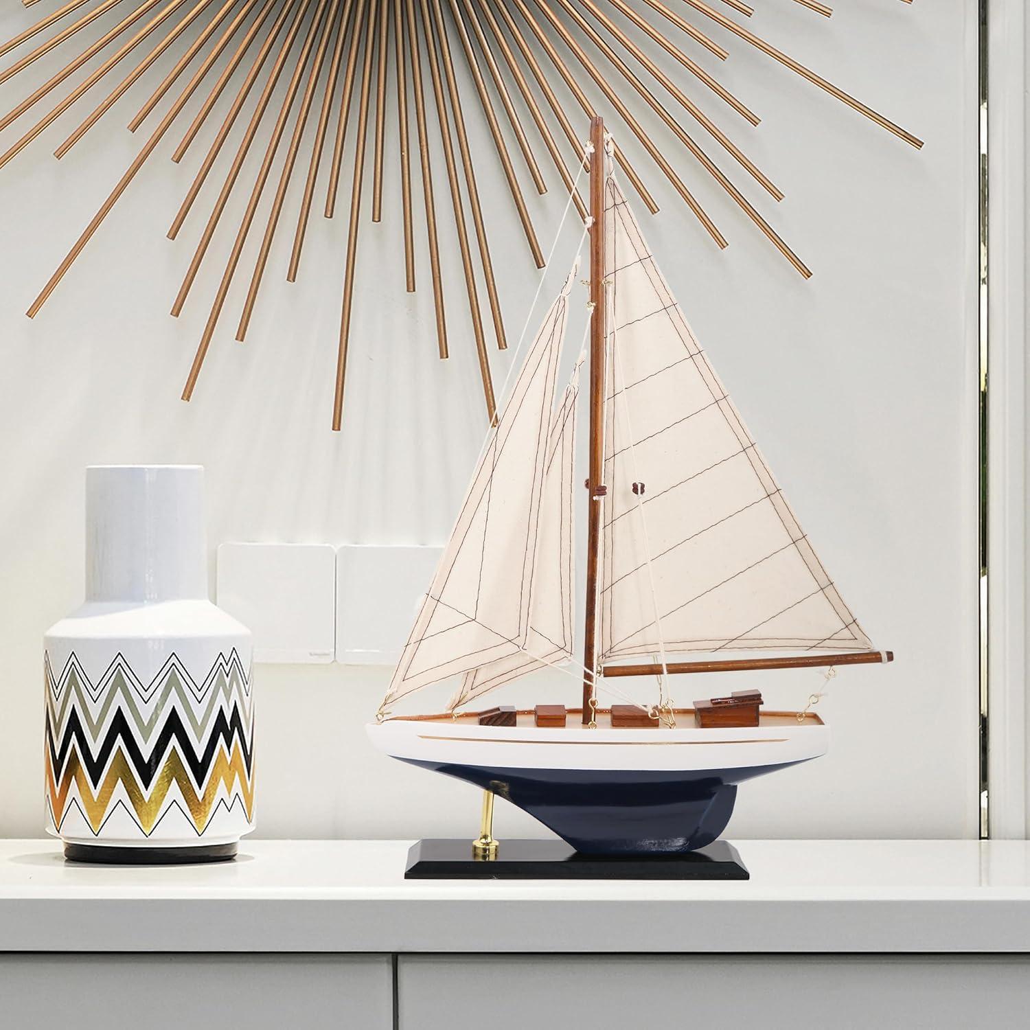 Modelo de Velero de Madera NAUTIMALL COLUMBIA 39.37cm